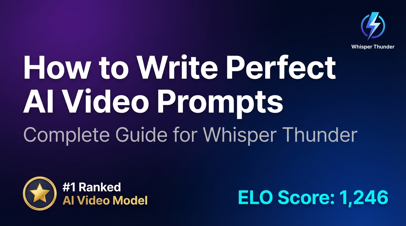 How to Write Perfect AI Video Prompts: Complete Guide for Whisper Thunder